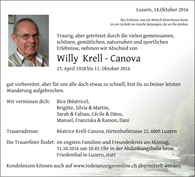 Willy Krell - Canova
