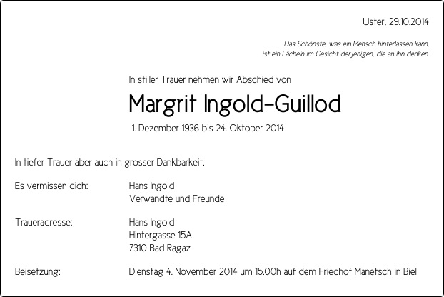 Margrit Ingold-Guillod