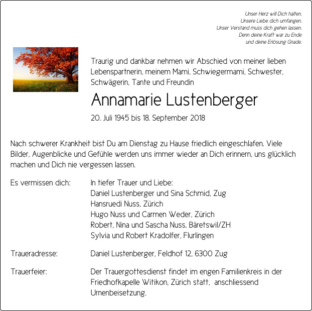 Annamarie Lustenberger