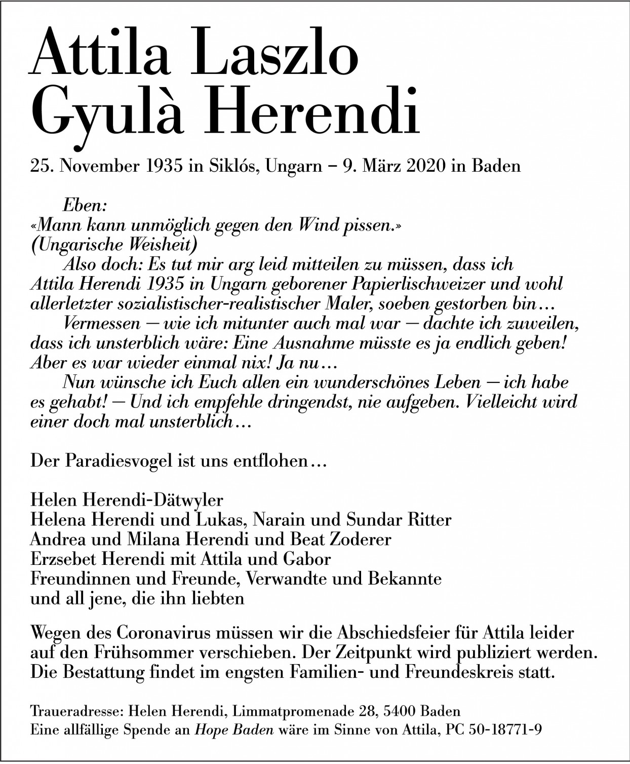 Attila Laszlo Gyulà Herendi