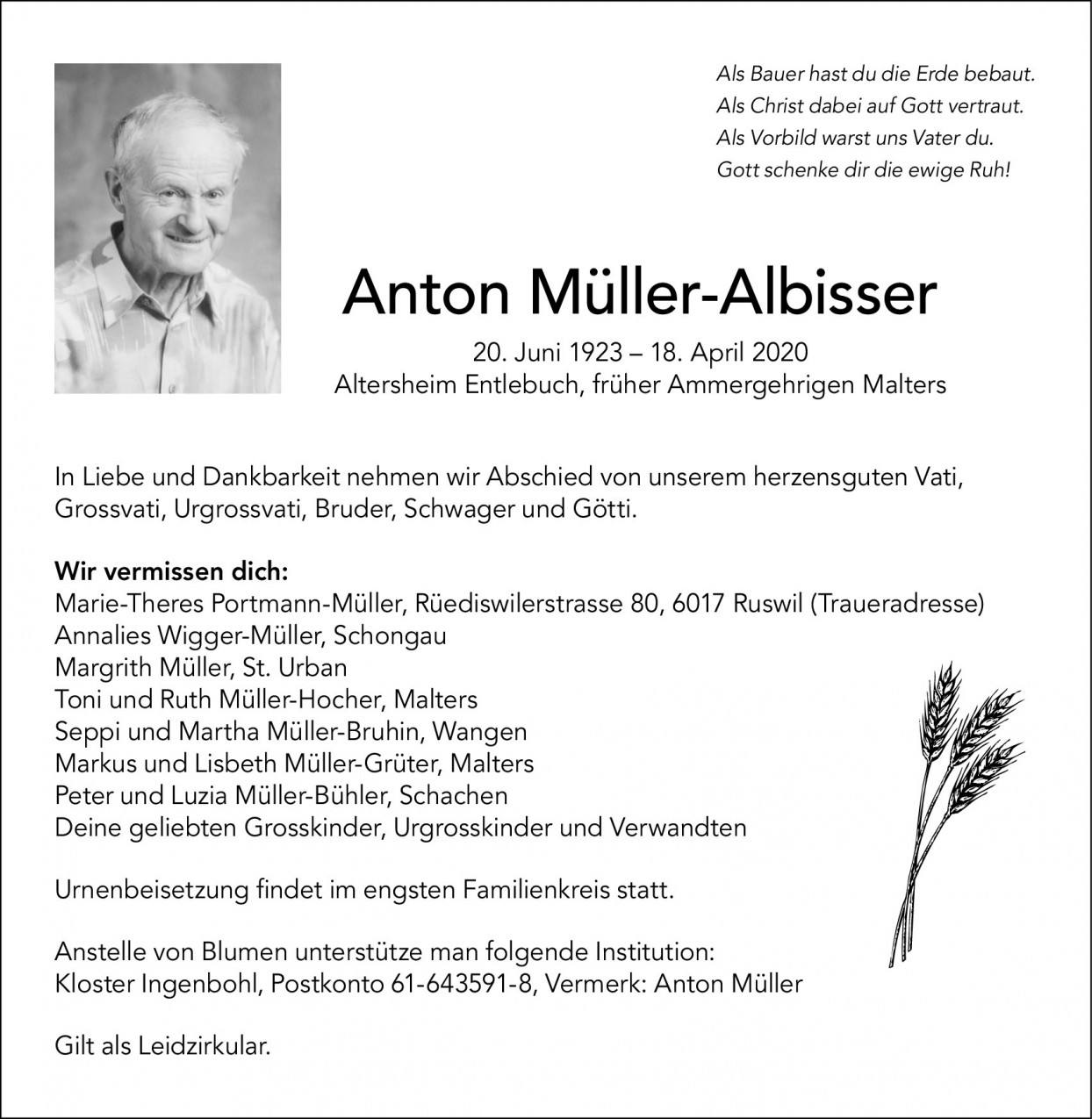 Anton Müller-Albisser
