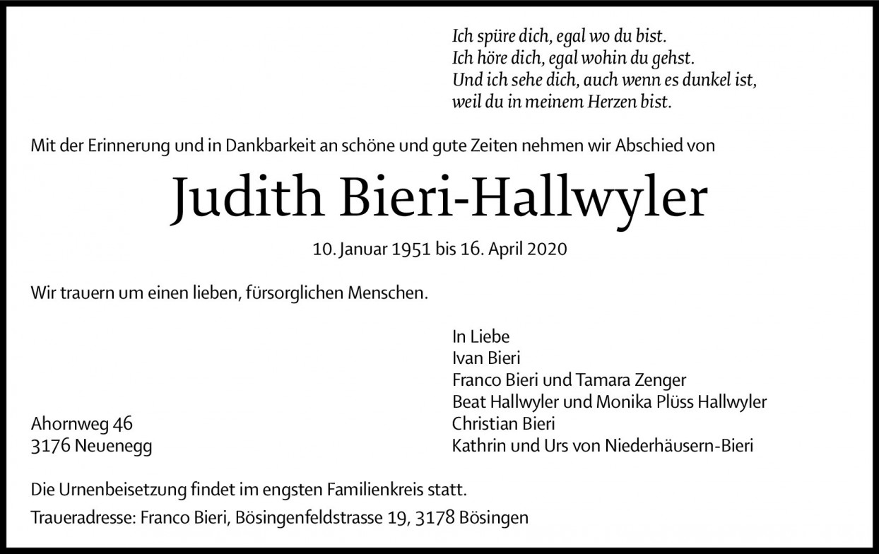 Judith Bieri-Hallwyler