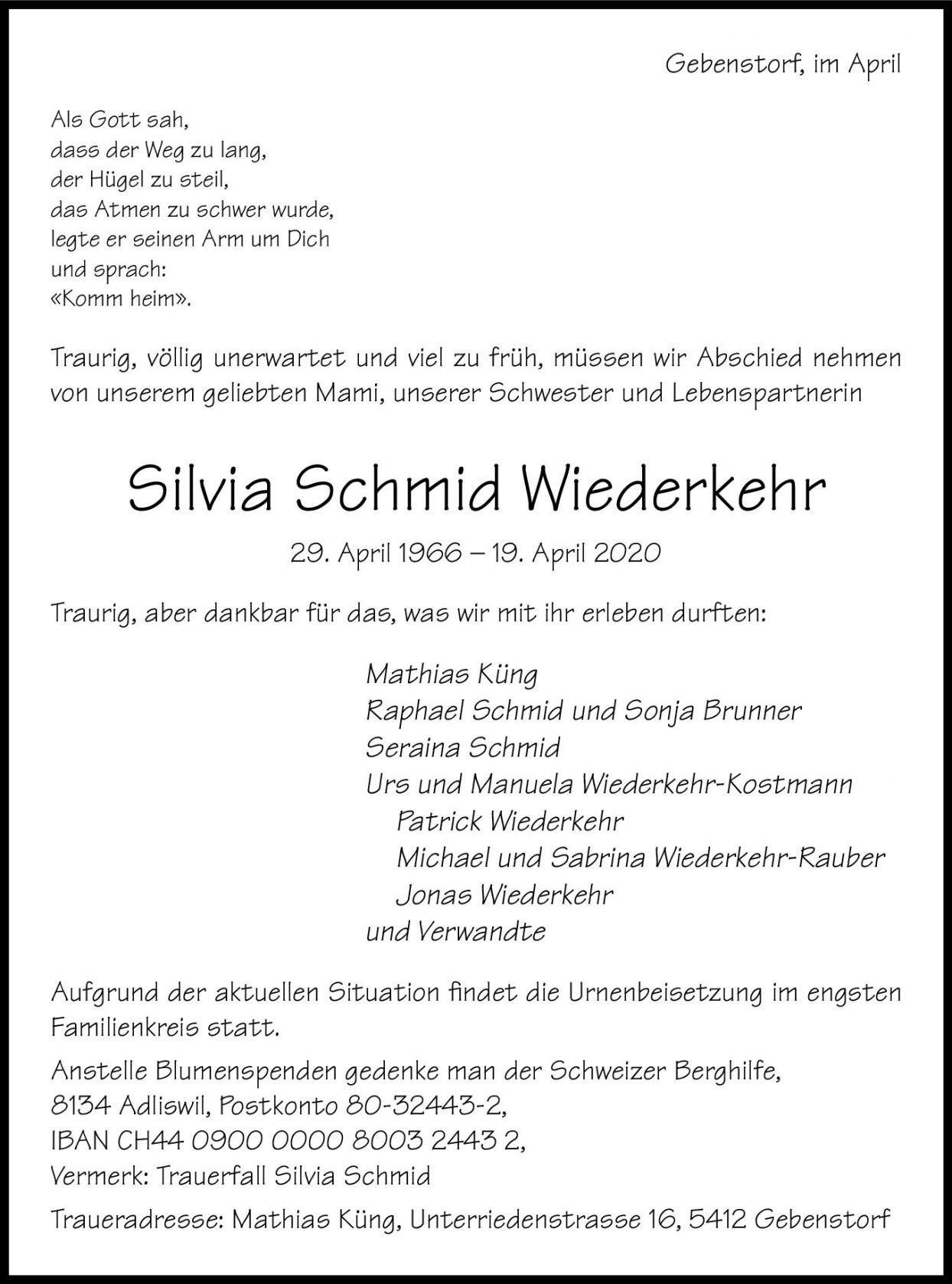 Silvia Schmid-Wiederkehr