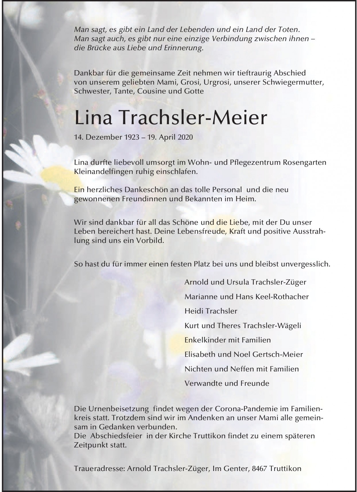 Lina Trachsler-Meier