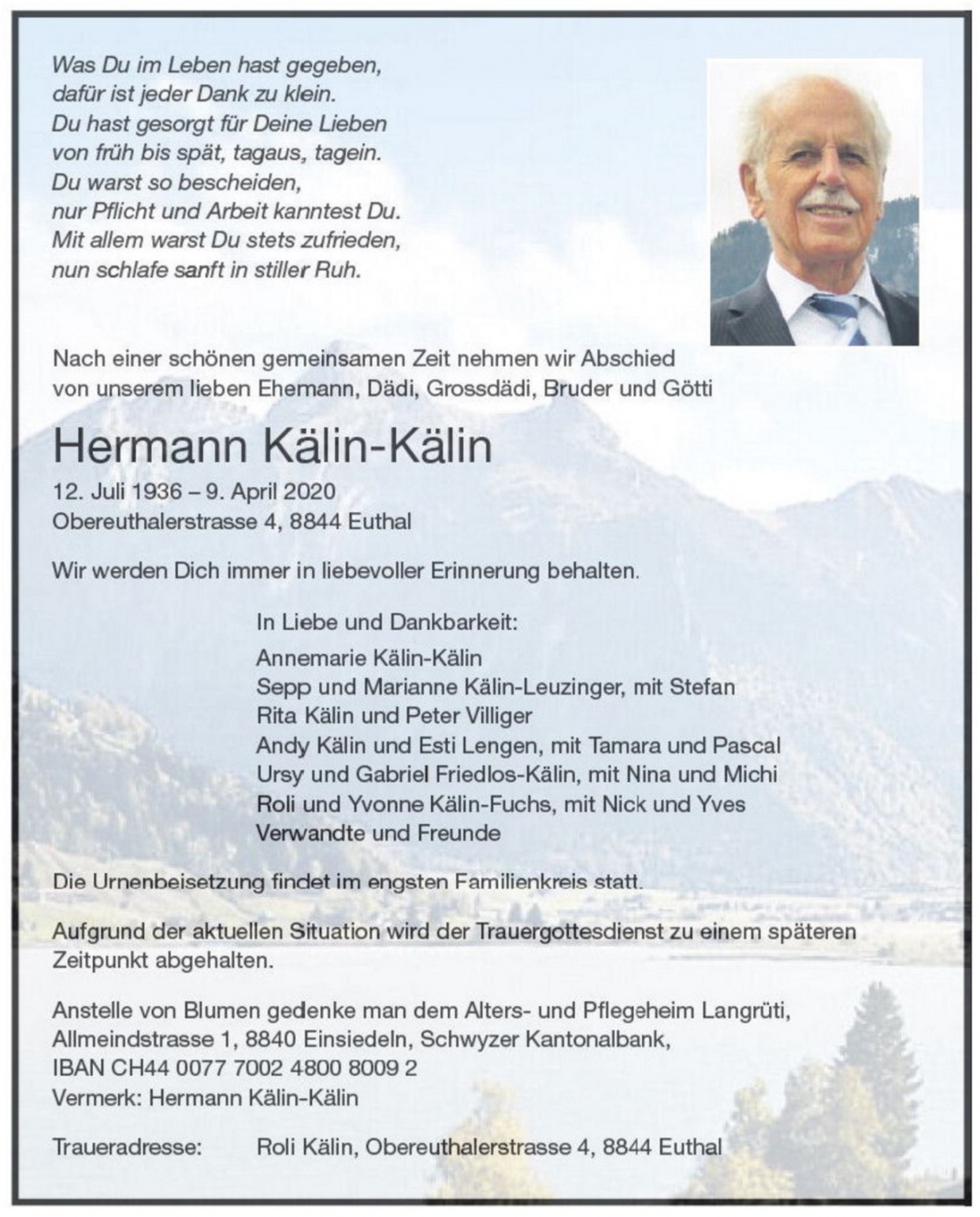 Hermann Kälin-Kälin