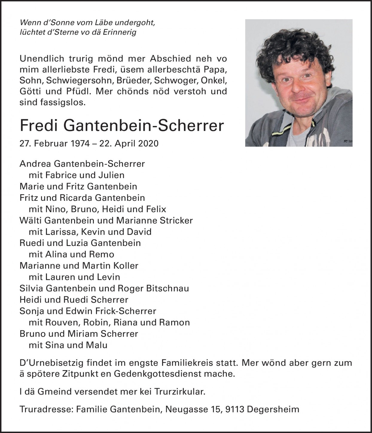 Fredi Gantenbein-Scherrer