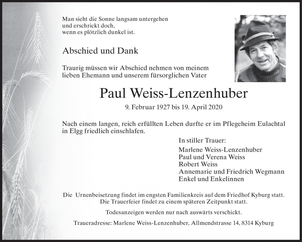 Paul Weiss-Lenzenhuber