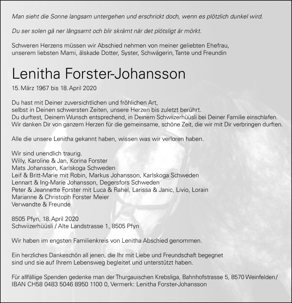 Lenitha Forster-Johansson