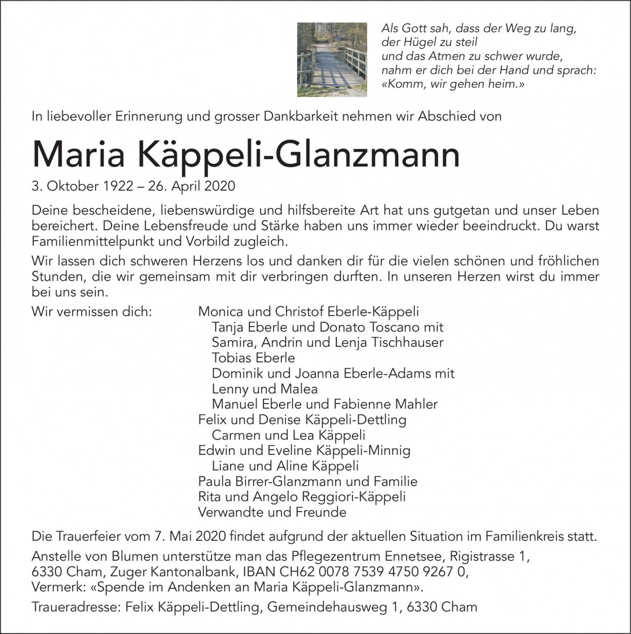 Maria Käppeli-Glanzmann