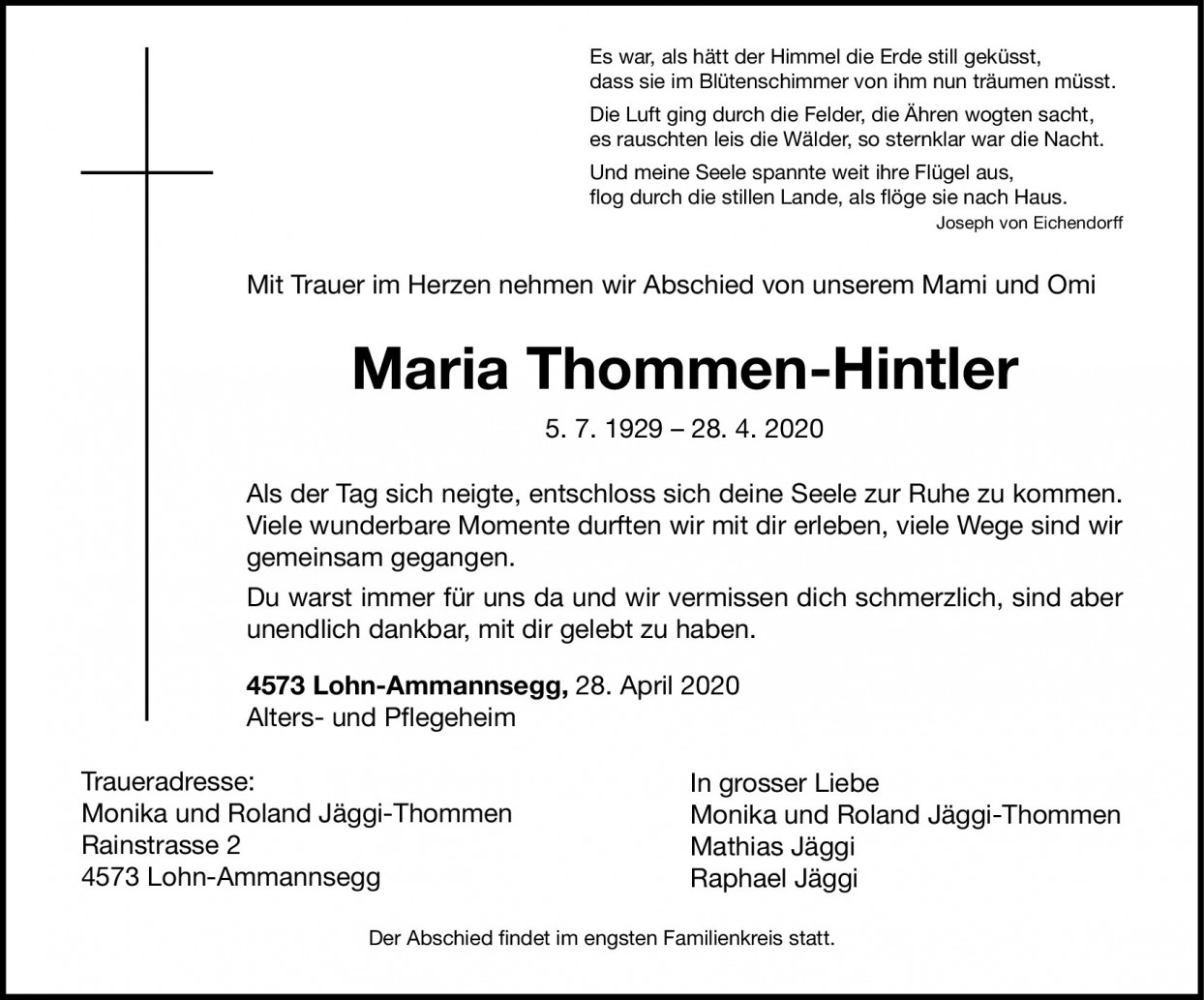 Maria Thommen-Hintler