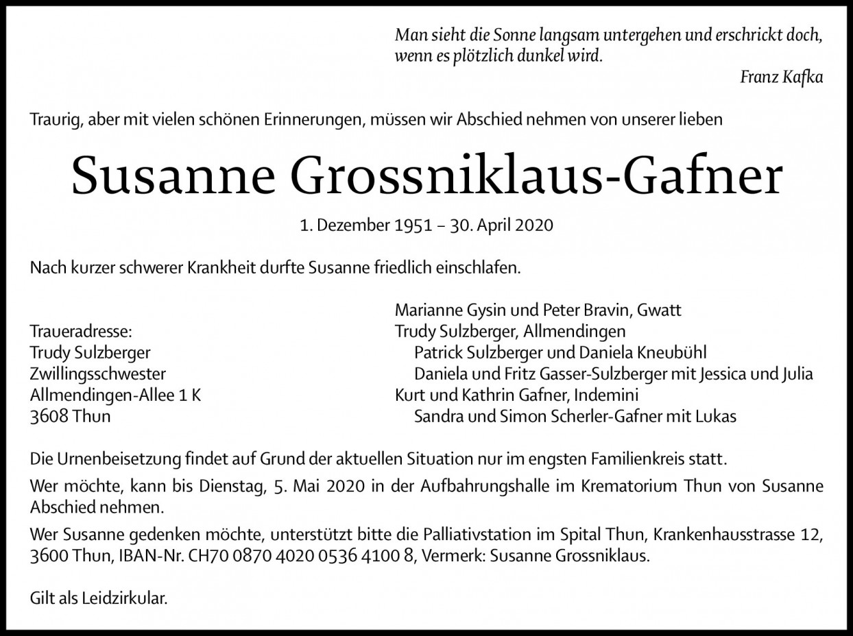 Susanne Grossniklaus-Gafner