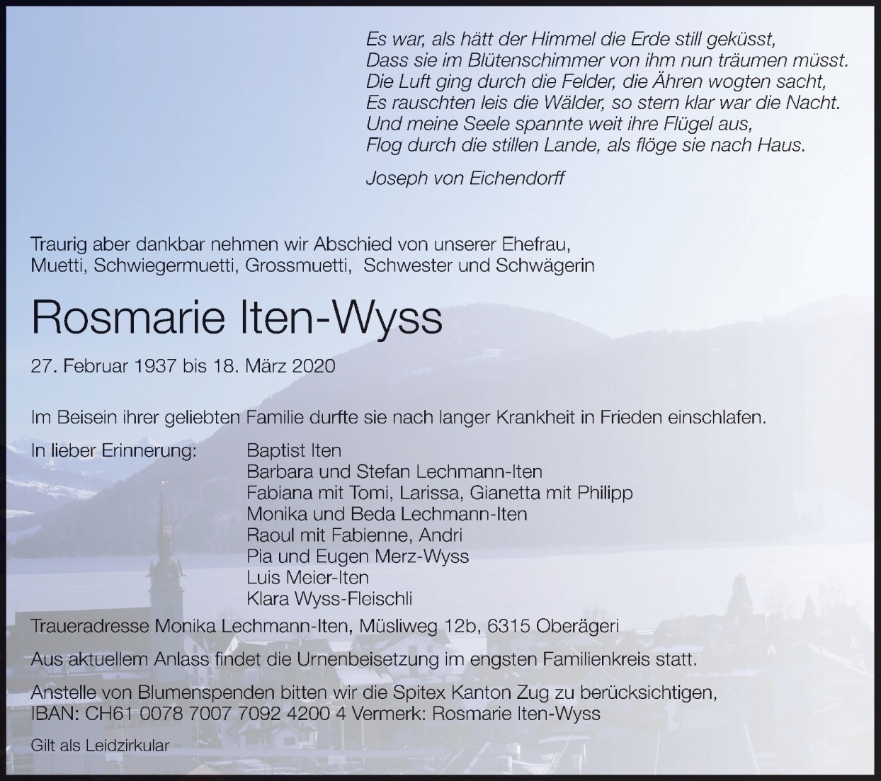 Rosmarie Iten-Wyss