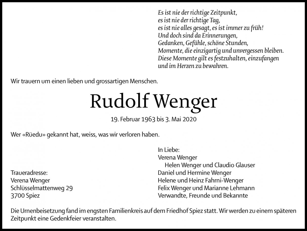 Rudolf Wenger