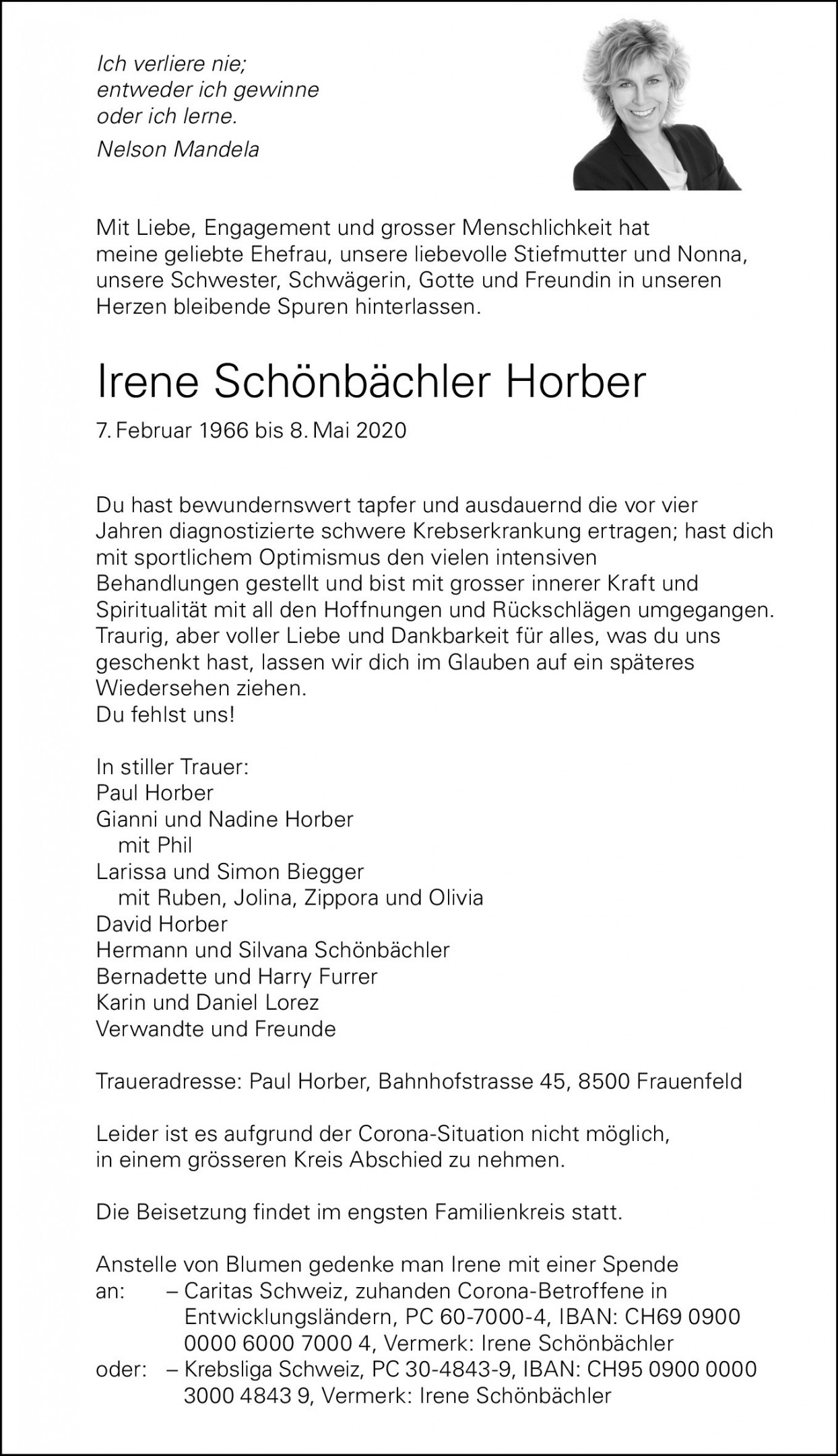 Irene Schönbächler Horber