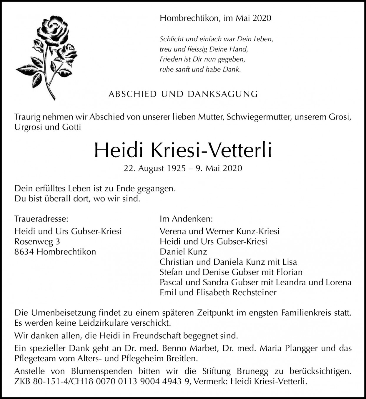 Heidi Kriesi-Vetterli