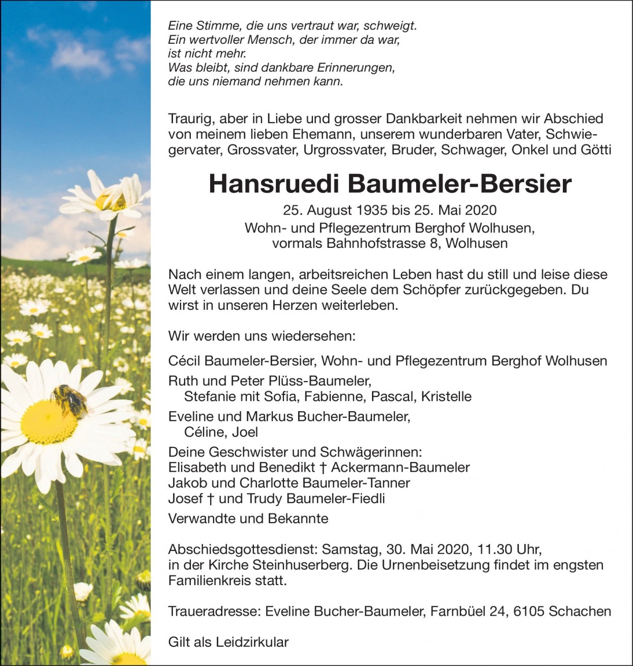 Hansruedi Baumeler-Bersier