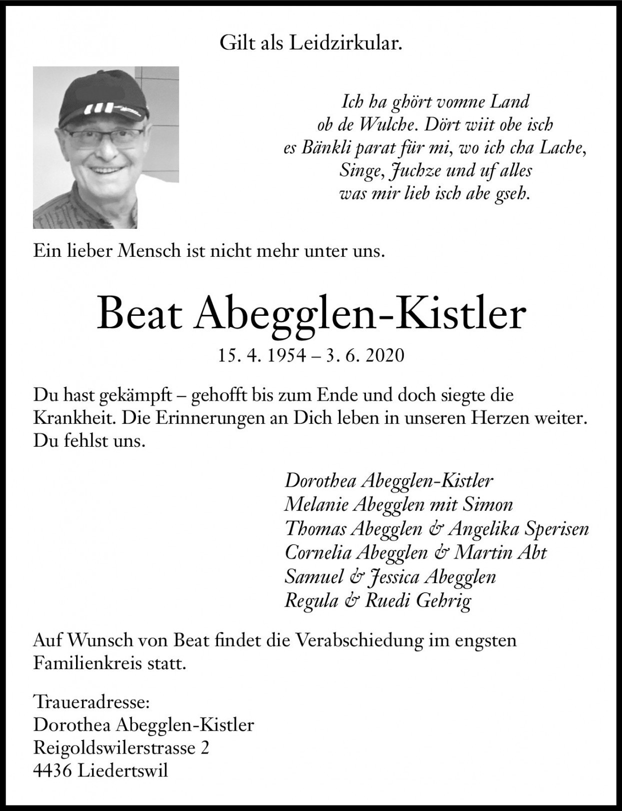 Beat Abegglen-Kistler