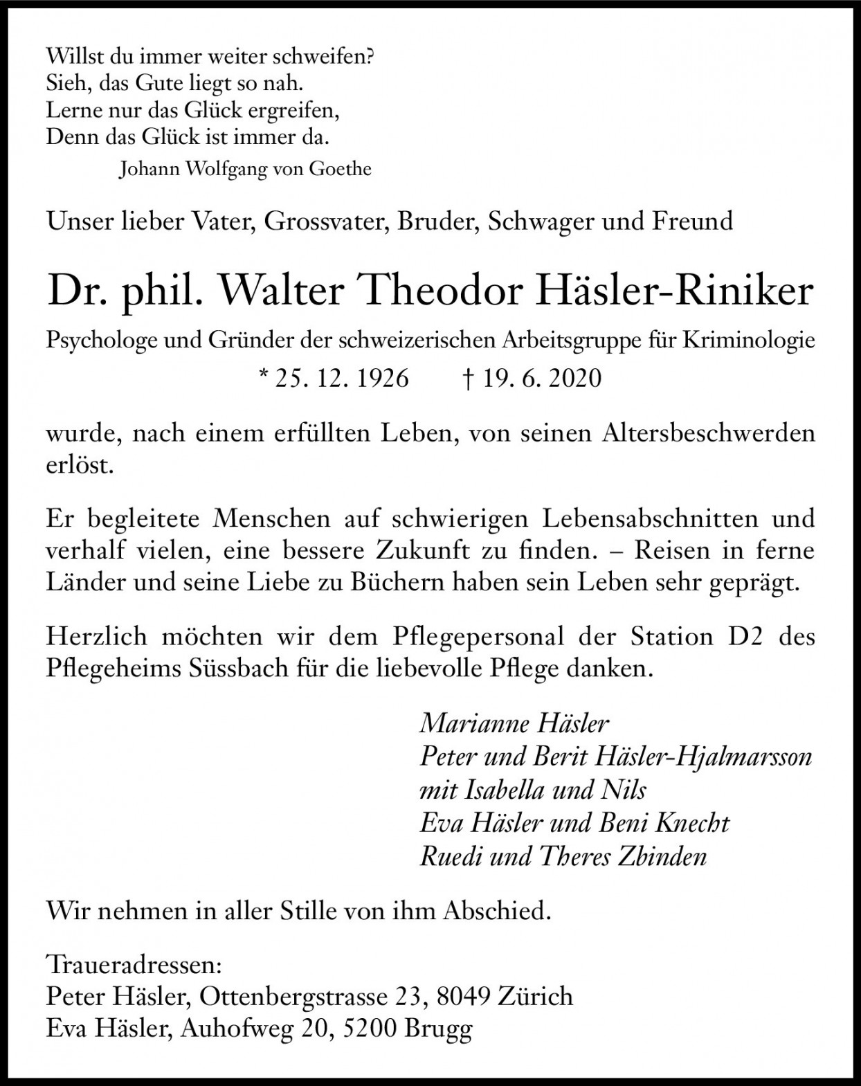 Walter Theodor Häsler-Riniker