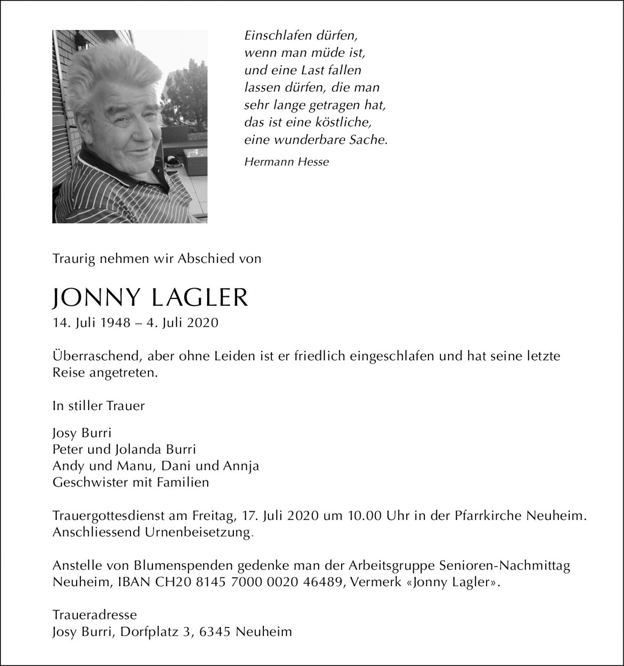 Jonny Lagler