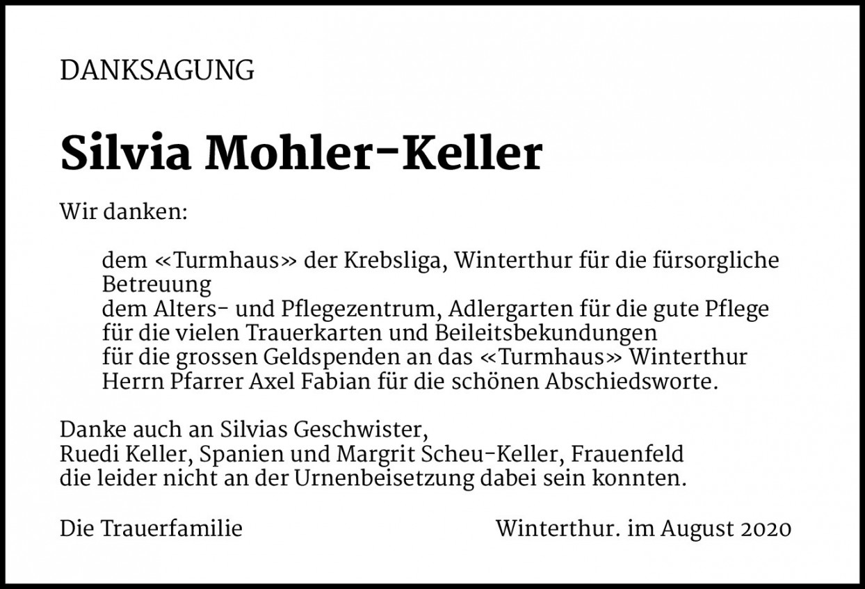 Silvia Mohler-Keller