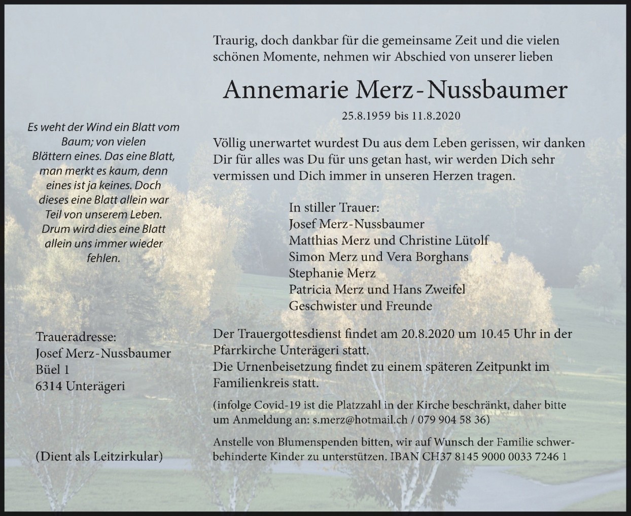 Annemarie Merz-Nussbaumer