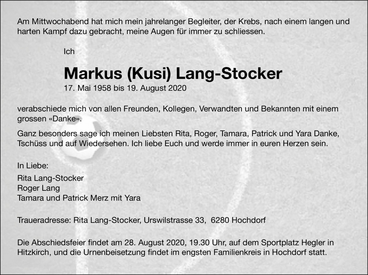 Markus Lang-Stocker