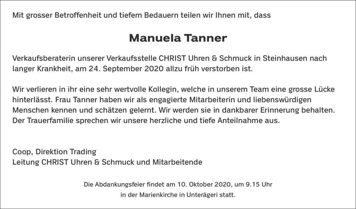 Manuela Tanner-Jung