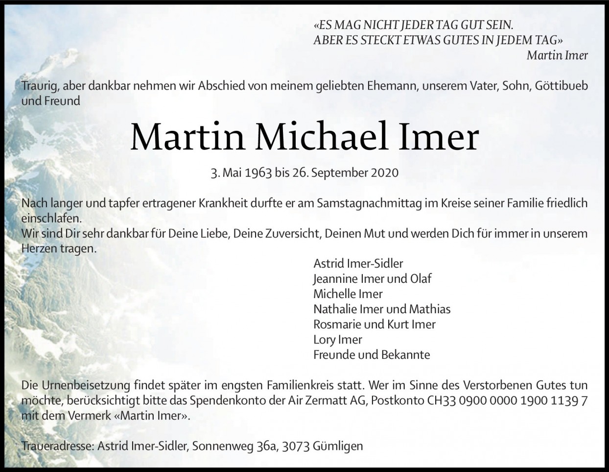 Martin Michael Imer