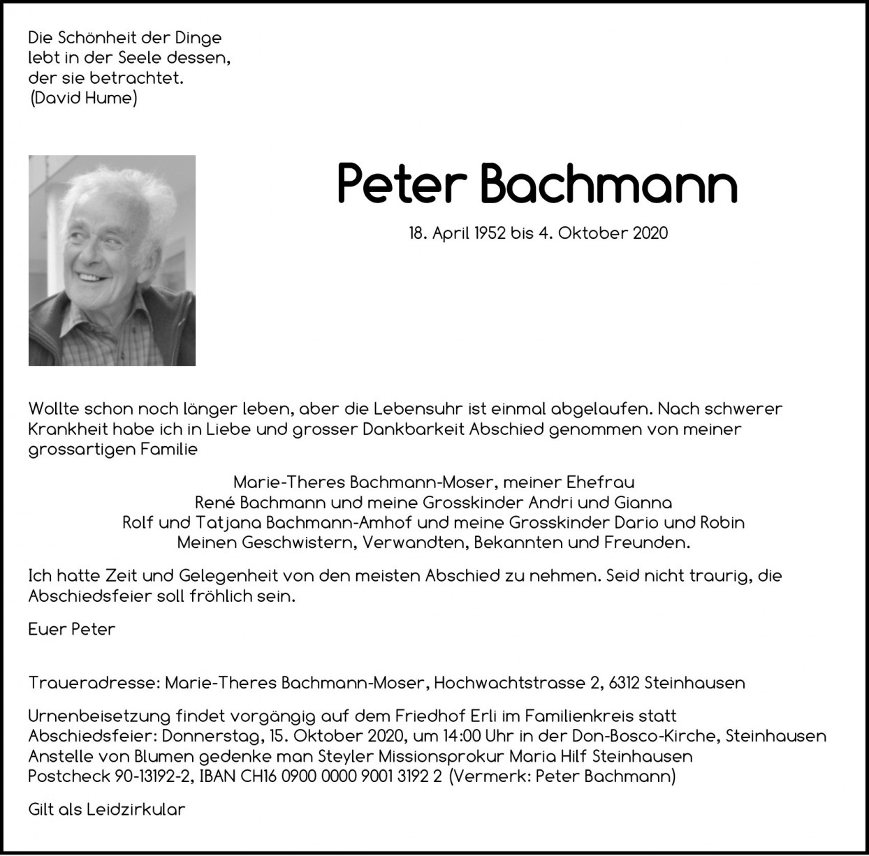 Peter Bachmann
