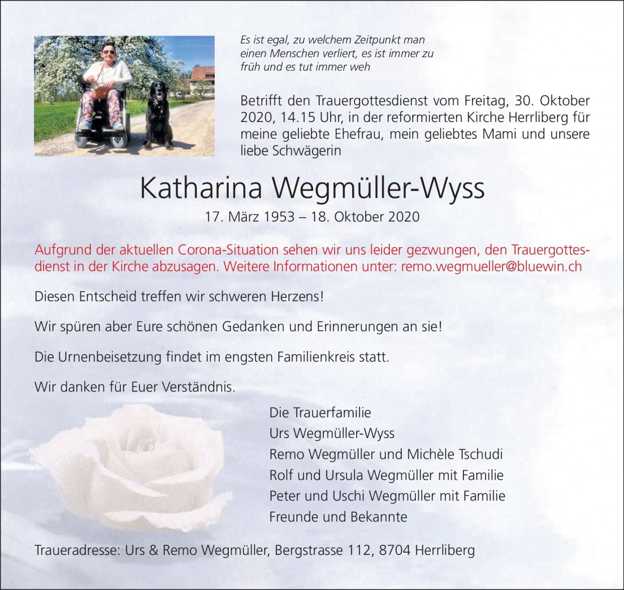 Katharina Wegmüller-Wyss