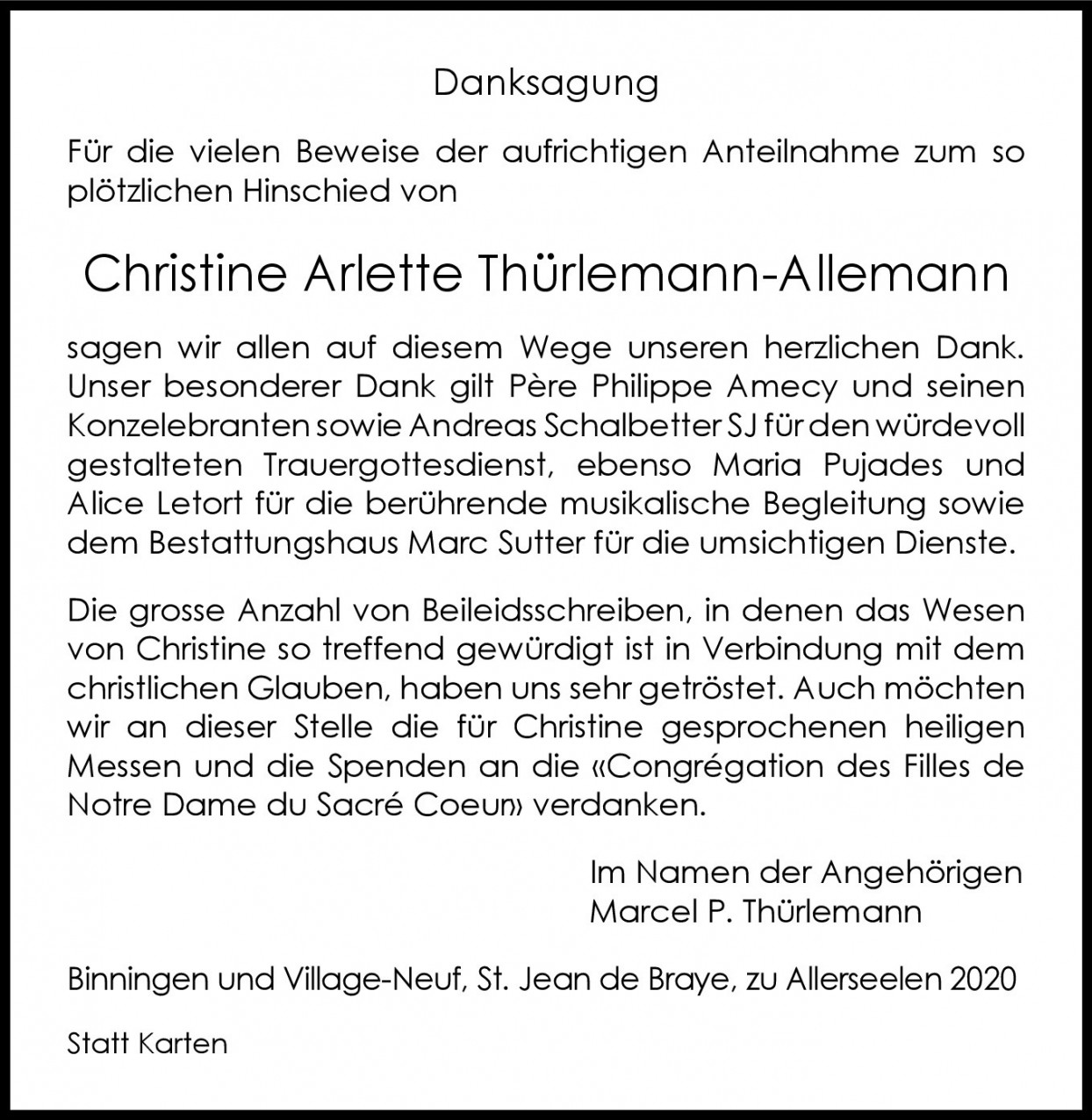 Christine Arlette Thürlemann-Allemann