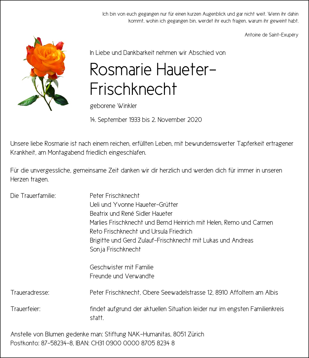 Rosmarie Haueter-Frischknecht