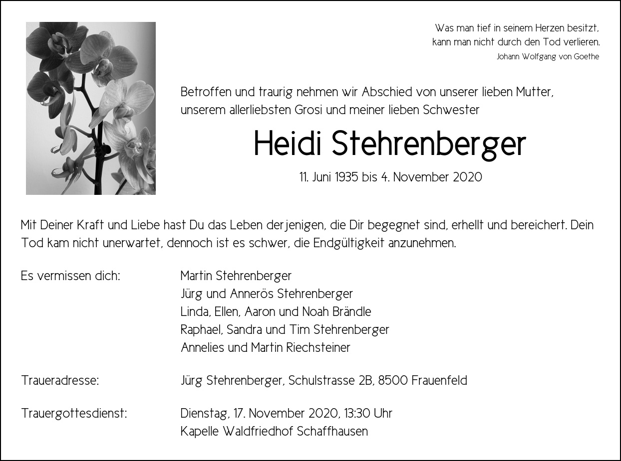 Heidi Stehrenberger
