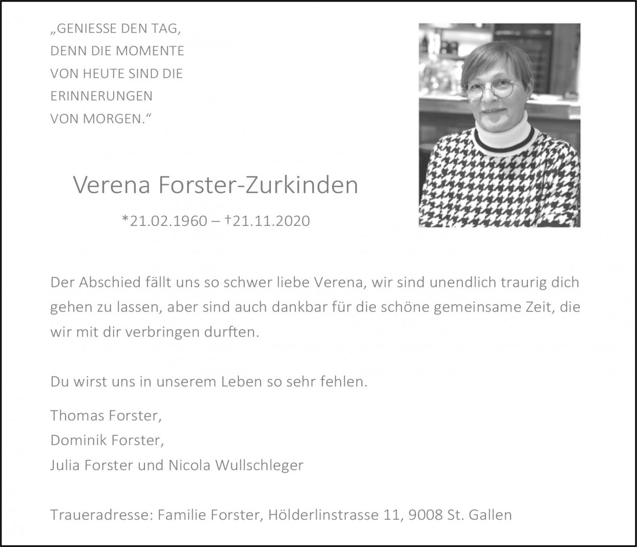 Verena Forster-Zurkinden