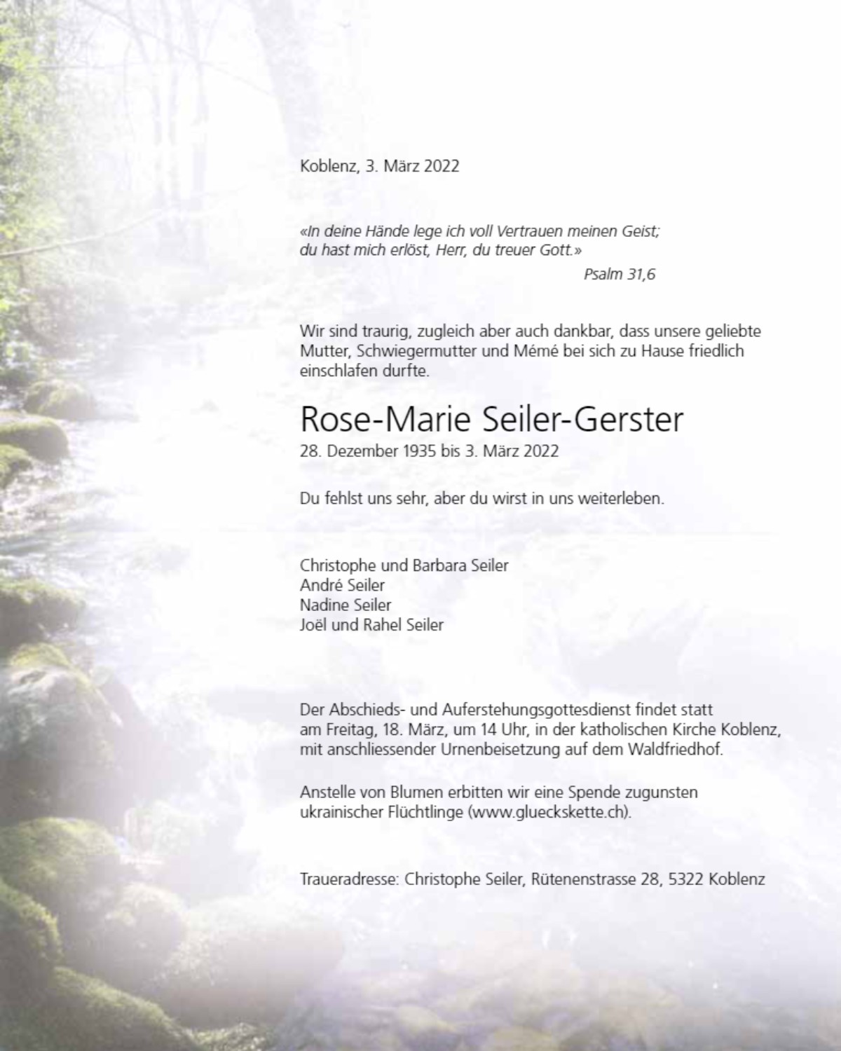 Rose Marie-Seiler